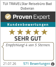 Erfahrungen & Bewertungen zu TUI TRAVELStar Reisebüro Bad Doberan