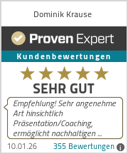 Erfahrungen & Bewertungen zu Dominik Krause