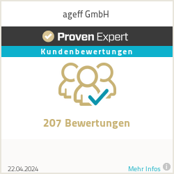 Erfahrungen & Bewertungen zu ageff GmbH