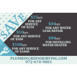 Plumbing Repair Irving TX