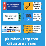 Plumber Katy