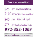 Garland Water Heater Repair