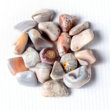 Tumbled Pink Agate: The Transformation from Rough Stone to Smooth Gem