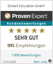 Erfahrungen & Bewertungen zu Distart Education GmbH