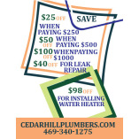 Cedar Hill Plumbers