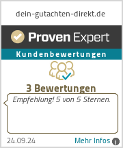 Erfahrungen & Bewertungen zu dein-gutachten-direkt.de