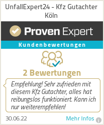 Erfahrungen & Bewertungen zu UnfallExpert24 - Kfz Gutachter Köln