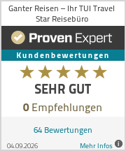 Erfahrungen & Bewertungen zu Ganter Reisen &ndash; Ihr TUI Travel Star Reiseb&uuml;ro