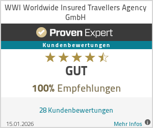 Erfahrungen & Bewertungen zu WWI Worldwide Insured Travellers Agency GmbH