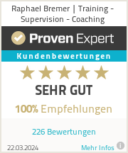 Erfahrungen & Bewertungen zu Raphael Bremer | Training - Supervision - Coaching