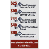 Plumber Cedar Hill TX