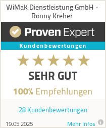 Erfahrungen & Bewertungen zu WiMaK Dienstleistung GmbH - Ronny Kreher