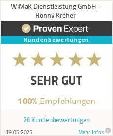 Erfahrungen & Bewertungen zu WiMaK Dienstleistung GmbH - Ronny Kreher