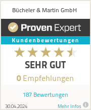 Erfahrungen & Bewertungen zu Bücheler & Martin GmbH