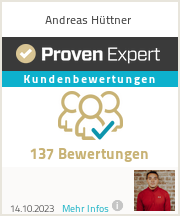 Erfahrungen & Bewertungen zu Andreas Hüttner