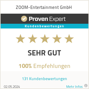 Erfahrungen & Bewertungen zu ZOOM-Entertainment GmbH