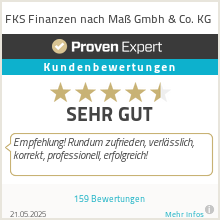 Erfahrungen & Bewertungen zu FKS Finanzen nach Maß Gmbh & Co. KG