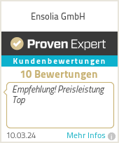 Erfahrungen & Bewertungen zu Ensolia GmbH