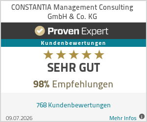 Erfahrungen & Bewertungen zu CONSTANTIA Management Consulting GmbH & Co. KG