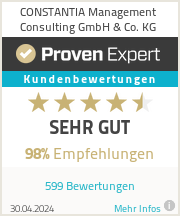 Erfahrungen & Bewertungen zu CONSTANTIA Management Consulting GmbH & Co. KG