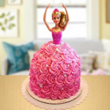 Barbie Theme Cake