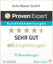 Erfahrungen & Bewertungen zu Auto Mader GmbH