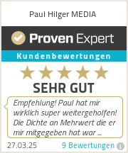 Erfahrungen & Bewertungen zu Paul Hilger MEDIA