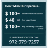 Plumbers Mesquite TX