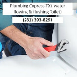 Plumbing Cypress TX ( water flowing & flushing Toilet)