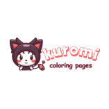 kuromi coloring page