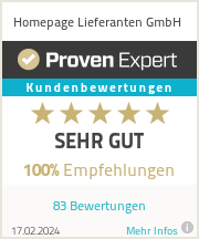 Erfahrungen & Bewertungen zu Homepage Lieferanten GmbH