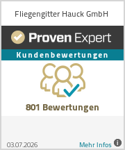 Erfahrungen & Bewertungen zu Fliegengitter Hauck GmbH