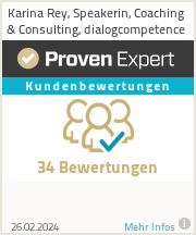 Erfahrungen & Bewertungen zu Karina Rey, Speakerin, Coaching & Consulting, dialogcompetence