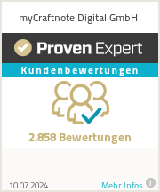 Erfahrungen & Bewertungen zu myCraftnote Digital GmbH