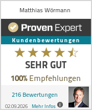 Erfahrungen & Bewertungen zu Matthias W�rmann