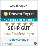 Erfahrungen & Bewertungen zu web38 GmbH