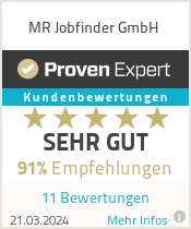Erfahrungen & Bewertungen zu MR Jobfinder GmbH