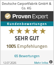 Erfahrungen & Bewertungen zu Deutsche Carportfabrik GmbH & Co. KG