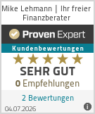 Erfahrungen & Bewertungen zu Mike Lehmann | Ihr freier Finanzberater