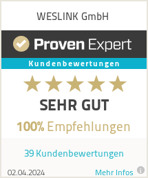 Erfahrungen & Bewertungen zu WESLINK GmbH