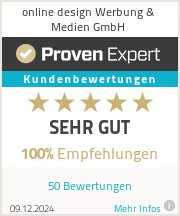Erfahrungen & Bewertungen zu online design Werbung & Medien GmbH