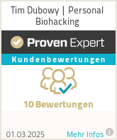 Erfahrungen & Bewertungen zu Tim Dubowy | Personal Biohacking