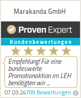 Erfahrungen & Bewertungen zu Marakanda GmbH