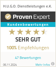 Erfahrungen & Bewertungen zu H.U.G.O. Dienstleistungen e.K.
