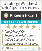 Erfahrungen & Bewertungen zu Webdesign, Websites & Web-Apps – christensen. design