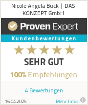 Erfahrungen & Bewertungen zu Nicole Angela Buck | DAS KONZEPT GmbH