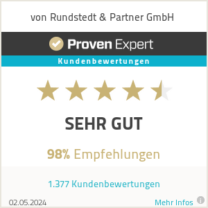 Erfahrungen & Bewertungen zu von Rundstedt & Partner GmbH