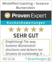 Erfahrungen & Bewertungen zu Mindeffect Coaching - Susanne Blumenstein