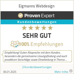 Erfahrungen & Bewertungen zu Eigmanns Webdesign