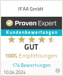 Erfahrungen & Bewertungen zu IFAA GmbH